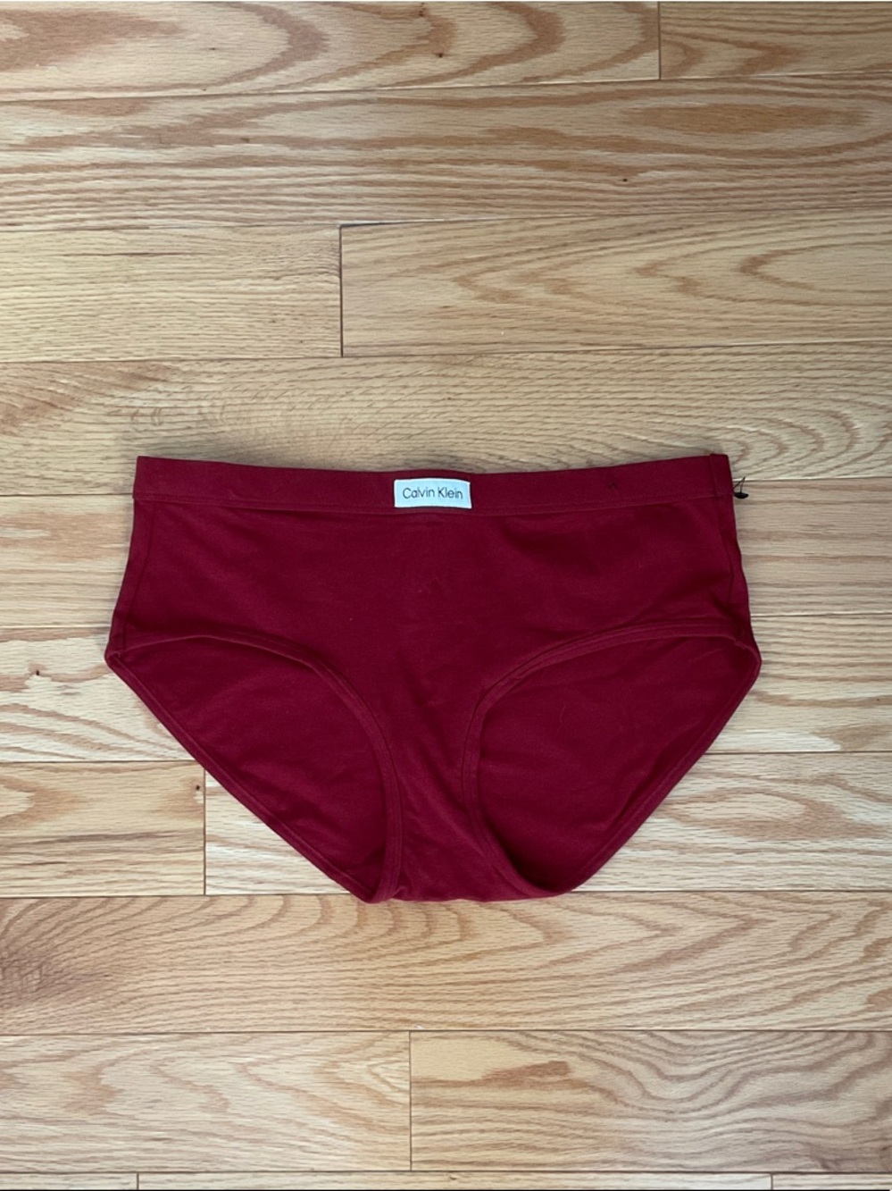 Calvin Klein Women's Burgundy Bikini Briefs